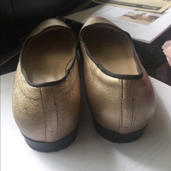 Club Monaco metallic rose gold loafer flats - Picture 7 of 7